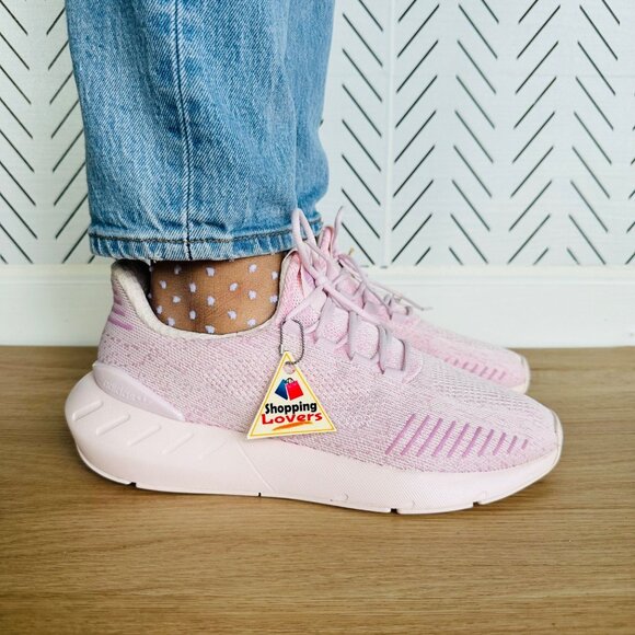❤️Adidas Women Comfy Shoes Sz 8 Originals Swift Run 22 Decon Pink Purple GW6884 - Picture 3 of 10